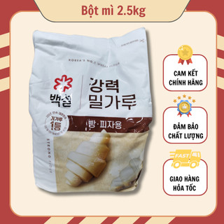 Bột mì chuyên dụng làm bánh mì số 13 Hàn Quốc 2,5kg strong flour