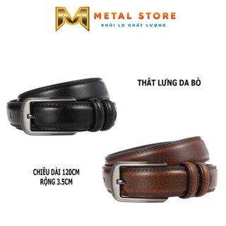 Thắt lưng da nam công sở-Dây nịt da bò thật Charm kaiser khóa kim cao cấp