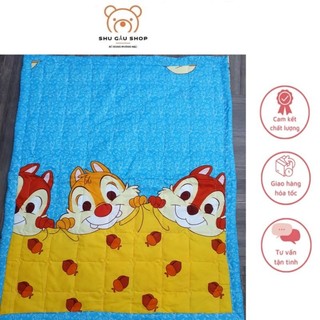 Chăn mền cho bé đi nhà trẻ chất liệu cotton poly 3 lớp cao cấp thích hợp cho bé hoạc mẫu giáo từ 0-3 tuổi -KHÔNG KÈM GỐI
