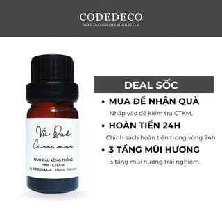 Tinh dầu khuếch tán Code Deco Vỏ Quế 10ml