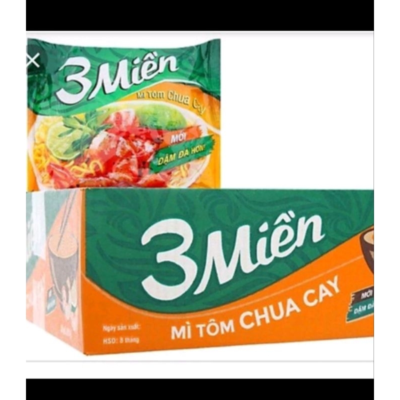 1 thùng mì 3 miền