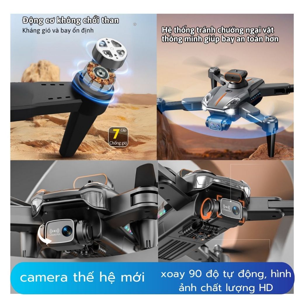 Flycam mini P11Pro,Máy bay điều khiển từ xa GPS tự động trở về cảm biến chống va chạm,Drone không chổi than zlifestore68 | BigBuy360 - bigbuy360.vn