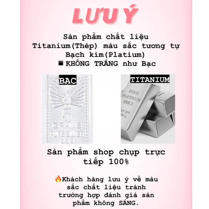 Bông tai Thép Y Tế đá trắng nam nữ