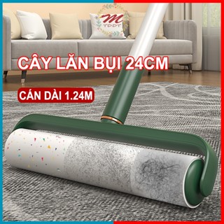 Cây Lăn Bụi 24cm, Lăn Ga Giường, Sàn Nhà, Lông Chó Mèo Có Nắp, Lõi Lăn 24cm