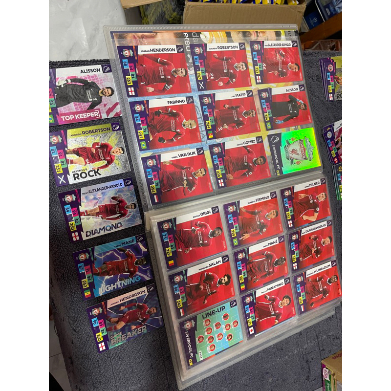 [ Liverpool ] Set Thẻ + Thẻ Lẻ Cầu Thủ Bóng Đá Match Attax & Panini CLB Liverpool