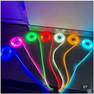  Cuộn dây led mẫu mới dài 5 mét điện áp 12v   24v gắn trang trí cho cho ô tô - xe con - xe tải nhỏ - xe du lịch - xe tải 