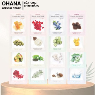Mặt nạ giấy dưỡng ẩm, dưỡng trắng, chăm sóc da toàn diện Foodaholic Essential Mask 23g (1cái/túi)