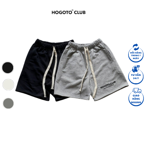 Quần short SPECIAL nam nữ - shop HOGOTO CLUB - chất nỉ da cá