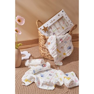 Khăn Sữa Petit Me 6 Lớp Chất Liệu Cotton Oganic Tự Nhiên