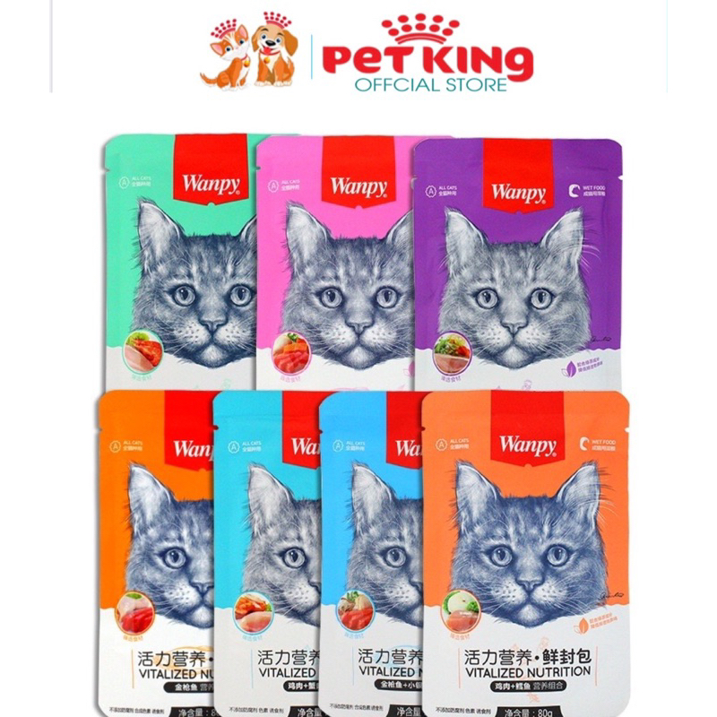 Pate Wanpy 80gr Thơm Ngon cho Mèo yêu