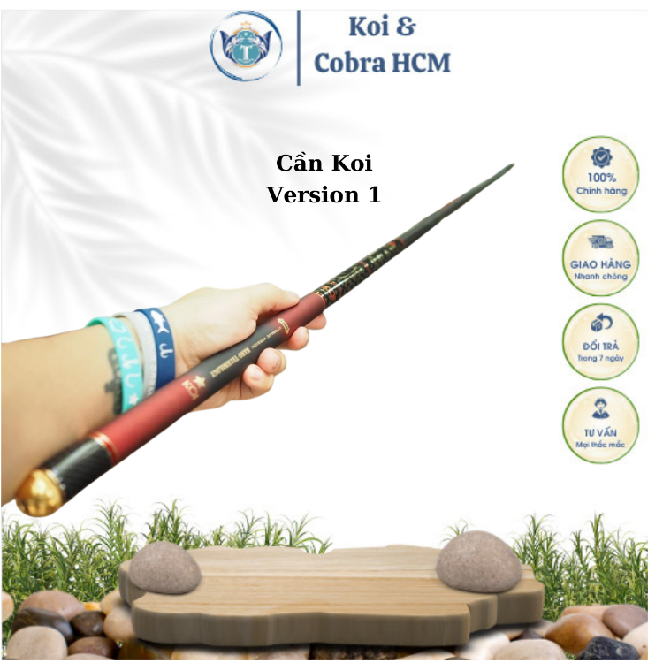 [HCM] Cần Koi Version 1 - Cần câu chính hãng Koi & Cobra - Cần câu cá, đơn đài