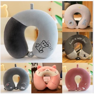 Gối Tựa cổ gối chữ u đỡ cổ cao su non êm và đẹp chống đau mỏi cổ vai gáy cho dân văn phòng nhiều hình giá rẻ