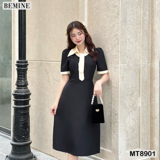 Đầm thiết kế cổ kiểu tay phồng dáng xoè BEMINE MT8901