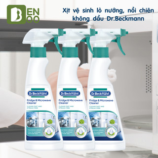 Chai xịt vệ sinh lò nướng, lò vi sóng, nồi chiên không dầu đánh bay vết dầu mỡ, khử mùi Dr Beckmann Hàng nhập khẩu Đức