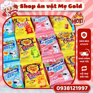Kẹo dẻo hương hỗn hợp đầy màu sắc, đa dạng hình thù Chupa Chups, Alpenliebe (gói 24g)
