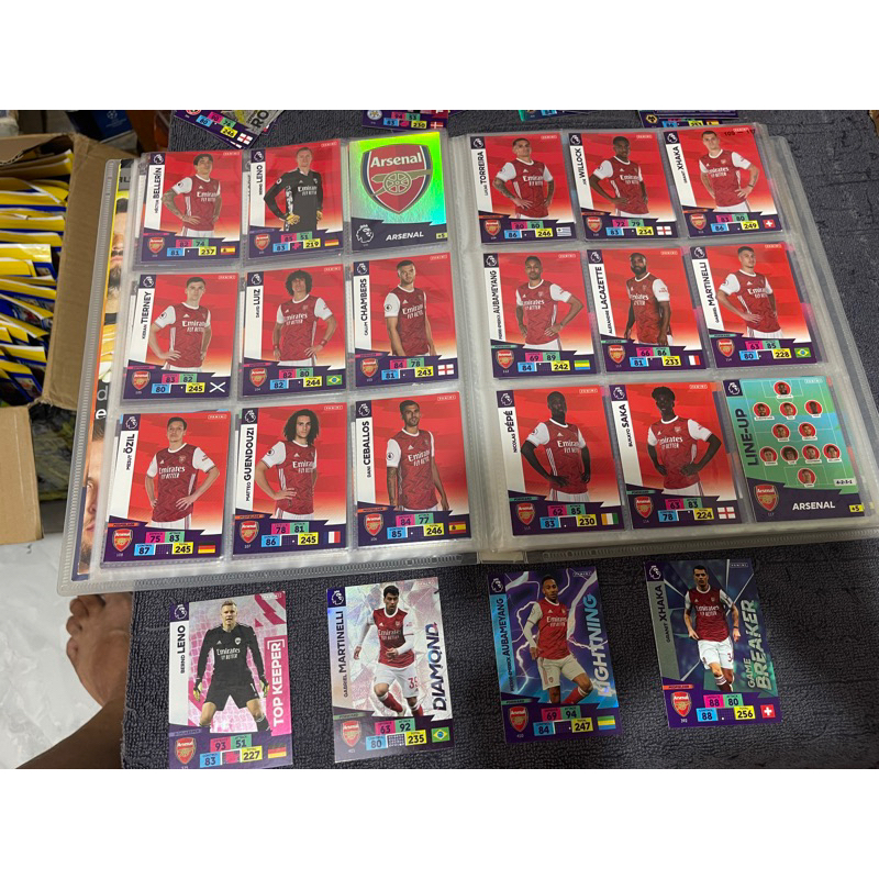 [ Arsenal ] Set Thẻ Cầu Thủ Bóng Đá Match Attax & Panini CLB Arsenal