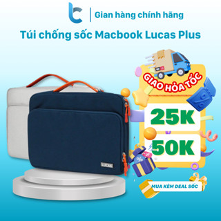 Túi Chống Sốc, Chống Nước Macbook/Laptop Lucas Plus Có Quai Xách, Ngăn Đựng Phụ Kiện Riêng Tiện Lợi
