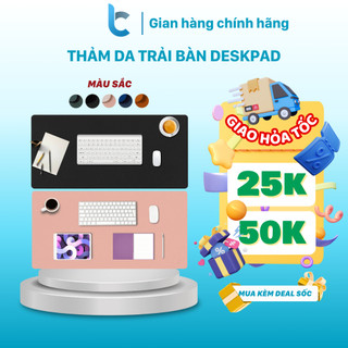 Thảm Da Trải Bàn Làm Việc Deskpad Lucas Mềm Mịn, Chống Nước, Chống Quăn