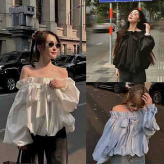 ÁO BỆT VAI BÈO TAY DÀI