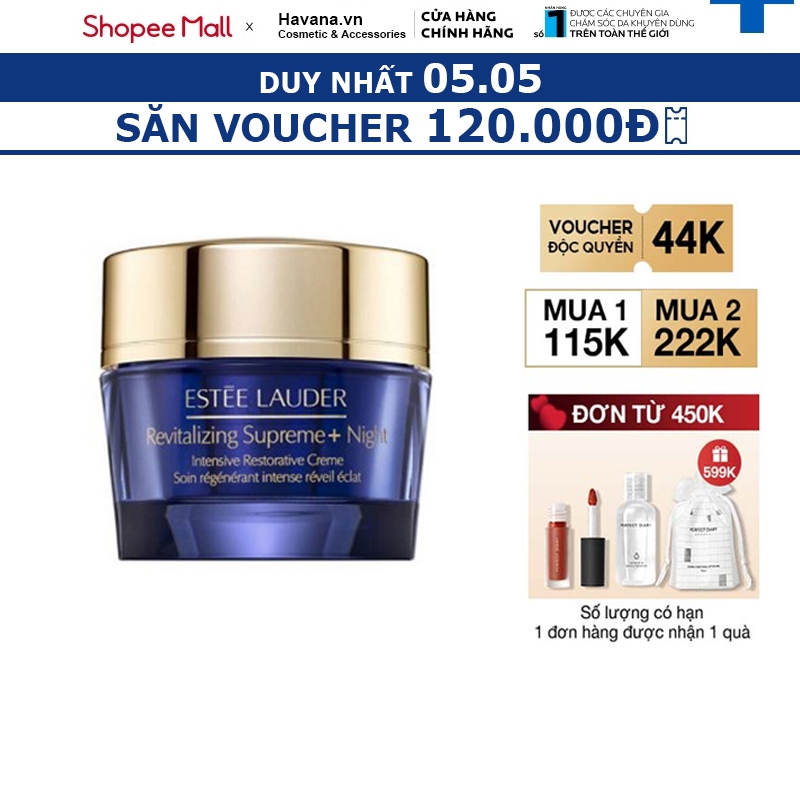 Kem Dưỡng Da Đêm, Chống Lão Hóa, Phục Hồi Chuyên Sâu Estee Lauder Revitalizing Supreme+ Night