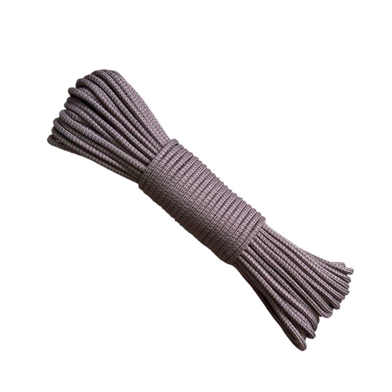 20 mét - Dây Dù tròn 2mm có lõi + phối sợi phản quang dùng làm macrame, vòng tay paracord , trang trí, cố định đồ vật