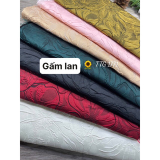 Vải Gấm lan, gấm tafta hoa lan, gấm cứng