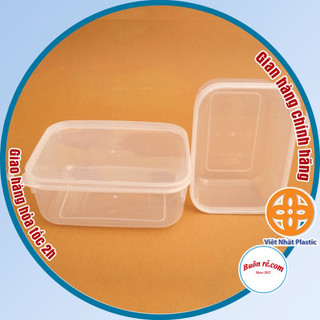 Hộp đựng thức ăn chất liệu nhựa Việt Nhật - Hộp nhựa trữ đồ ăn dặm 160ml/300ml/500ml