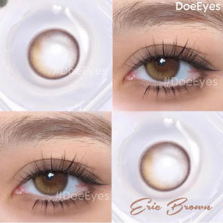 [GIÁ 1 CẶP] 50 Mẫu Lens Nâu 0 Độ [CHÍNH HÃNG] - Kính Áp Tròng DOE EYES HSD 1 Năm