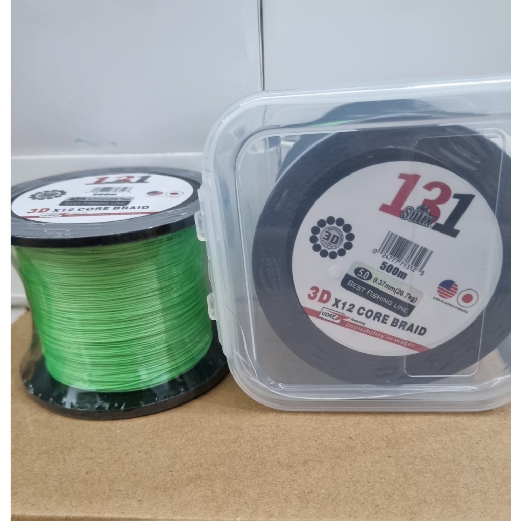 dù chìm câu lục SUFIX 131 dây dù câu cá 500m tàng hình có lõi