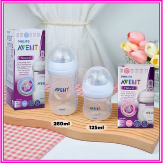 Bình sữa Avent Natural 125ml/260ml [hỗ trợ đổi size núm]