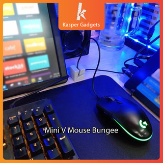 Mini V Mouse Bungee / Giữ dây chuột máy tính siêu nhỏ gọn