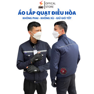 Áo lắp quạt điều hòa (lưu ý: không có pin và quạt)