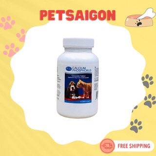 [CHÍNH HÃNG] VIÊN BỔ SUNG CANXI CALCIUM PHOSPHORUS CHO CHÓ 50 VIÊN