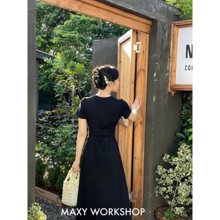 Đầm thắt dây chéo lưng Cross Back Dress Maxy Workshop