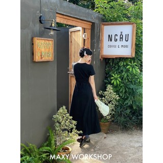 Đầm thắt dây chéo lưng Cross Back Dress Maxy Workshop
