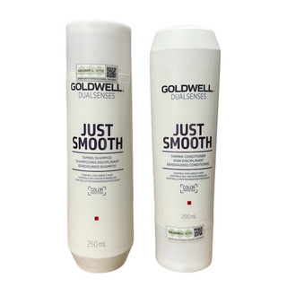 Dầu gội xả suôn mượt Goldwell Just Smooth Taming 250ml/200ml