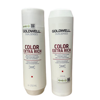 🇩🇪Goldwell🇩🇪 Dầu gội xả dưỡng tóc nhuộm Goldwell Color Extra Rich 250ml/200ml