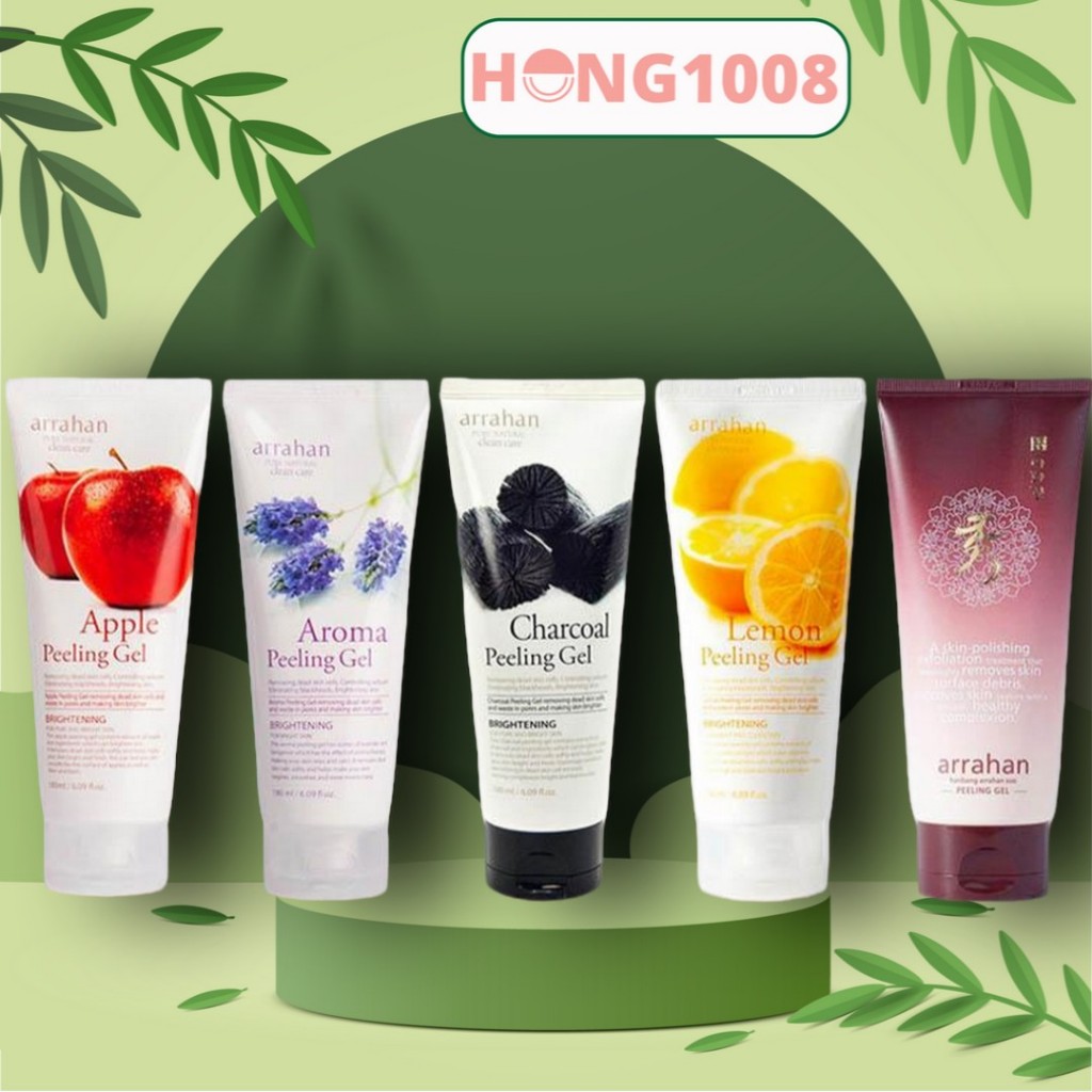 Gel Tẩy Tế Bào Chết Arrahan Chiết Xuất Thảo Mộc 180ml Hanbang Arrahan Soo Peeling Gel  Hàn Quốc shop 1Hong1008