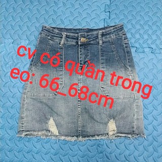 Chân váy bò, len, dạ dáng ngắn hàng si tuyển