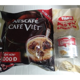 Cà phê hòa tan NESCAFÉ CAFÉ VIỆT Cà Phê Đen Đá (túi 35 gói x16g)