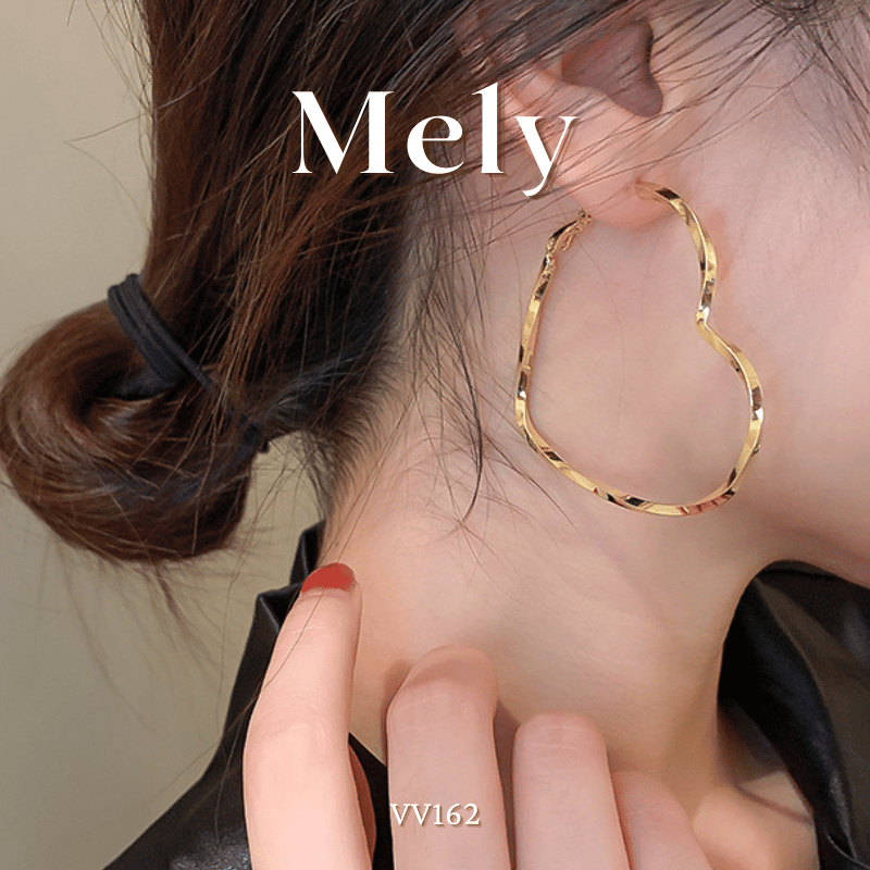 BÔNG TAI HÌNH TIM- MELY 819