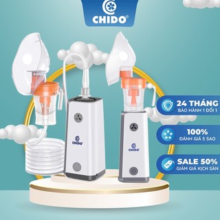 Máy xông khí dung cầm tay Chido Pin sạc 1200mAH - Bảo Hành 24 Tháng 1 Đổi 1, Công Nghệ Nhật Bản
