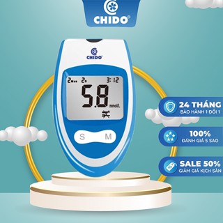 Máy đo đường huyết test thử tiểu đường Chido công nghệ Nhật Bản độ chính xác cao