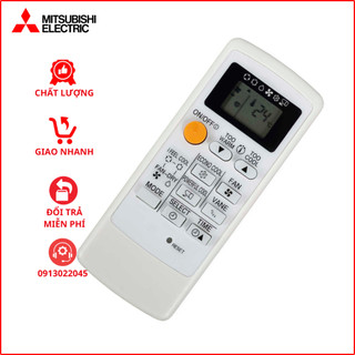 Điều khiển điều hoà Mitsubishi (Mặt đen, mặt trắng và xám)