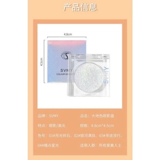 Phấn nhũ sáng highlight và má hồng 2 tầng
