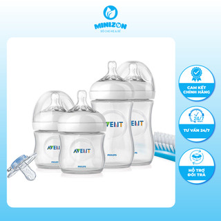 Bình sữa avent natural anh hộp đơn 60ml/125ml/260ml/330ml chính hãng