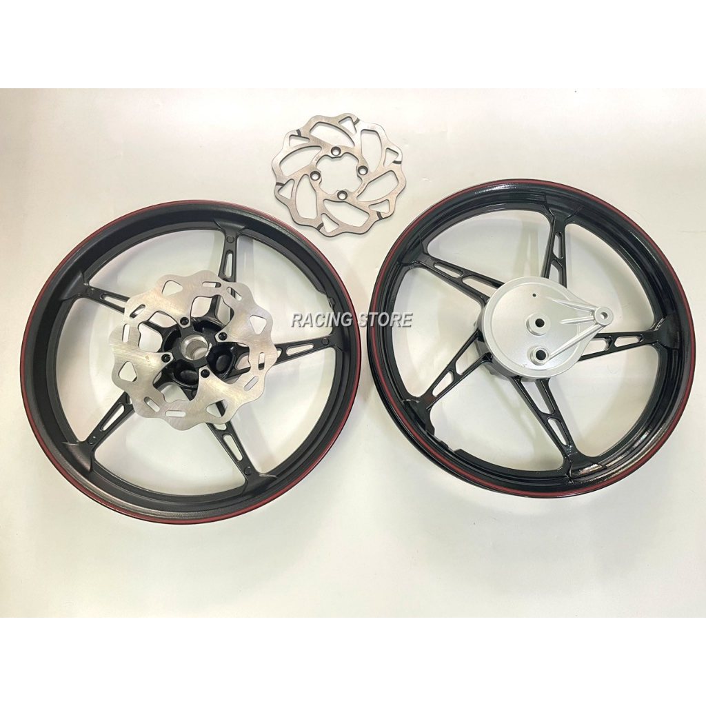 CẶP MÂM-VÀNH ĐÚC 5 CÂY 1 ĐĨA YA GẮN SIRIUS 50cc ,SIRIUS TQ, RS, FU, WAVE 50cc...