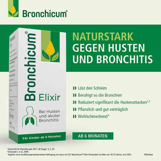 (Date: 5 - 7/2027) Siro Bronchicum Đức dành cho bé từ 6 tháng tuổi.