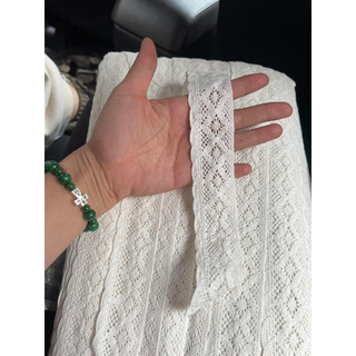 ren chỉ cotton trang trí (1mét),nút bóp áo dài
