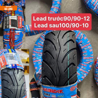 Lốp xe máy không săm vanlock,vỏ lốp lead và atila cỡ 90/90-12 và 100/90-10